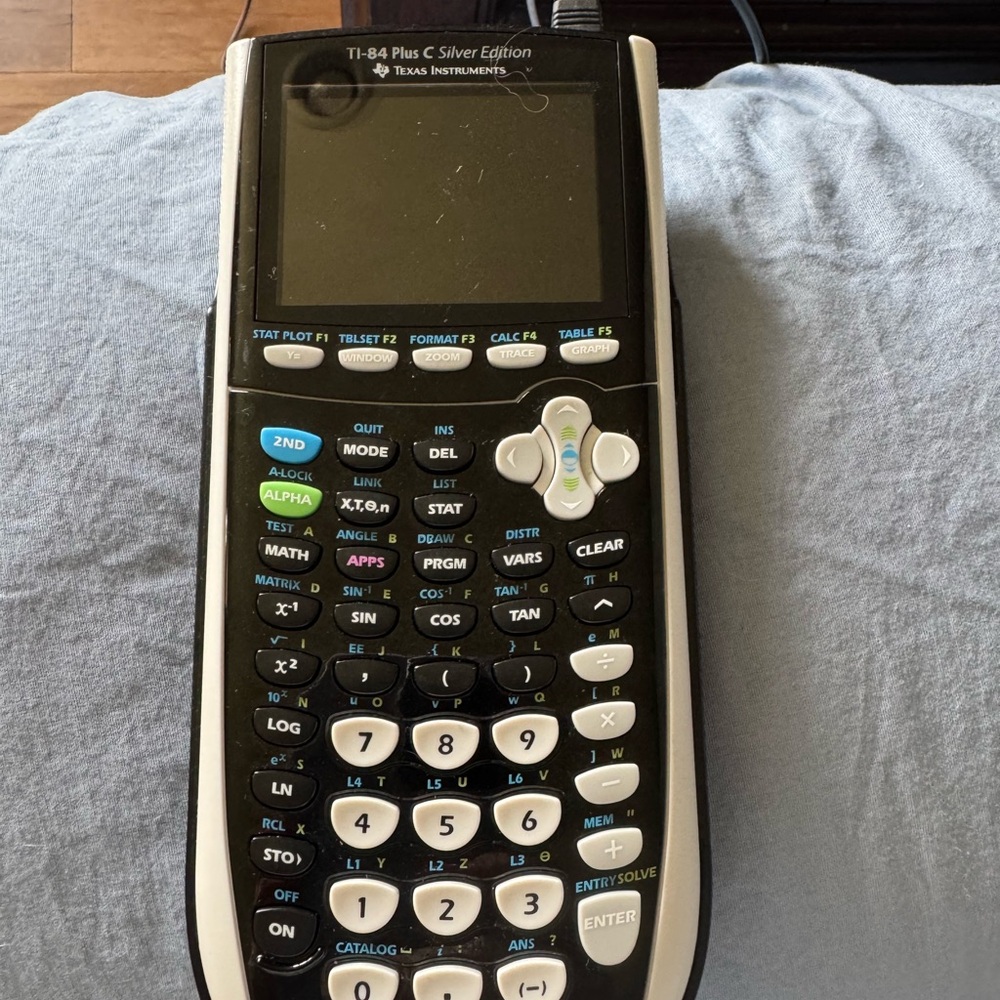 Texas Instruments TI-84 Plus C Silver Edition Graphing Calculator